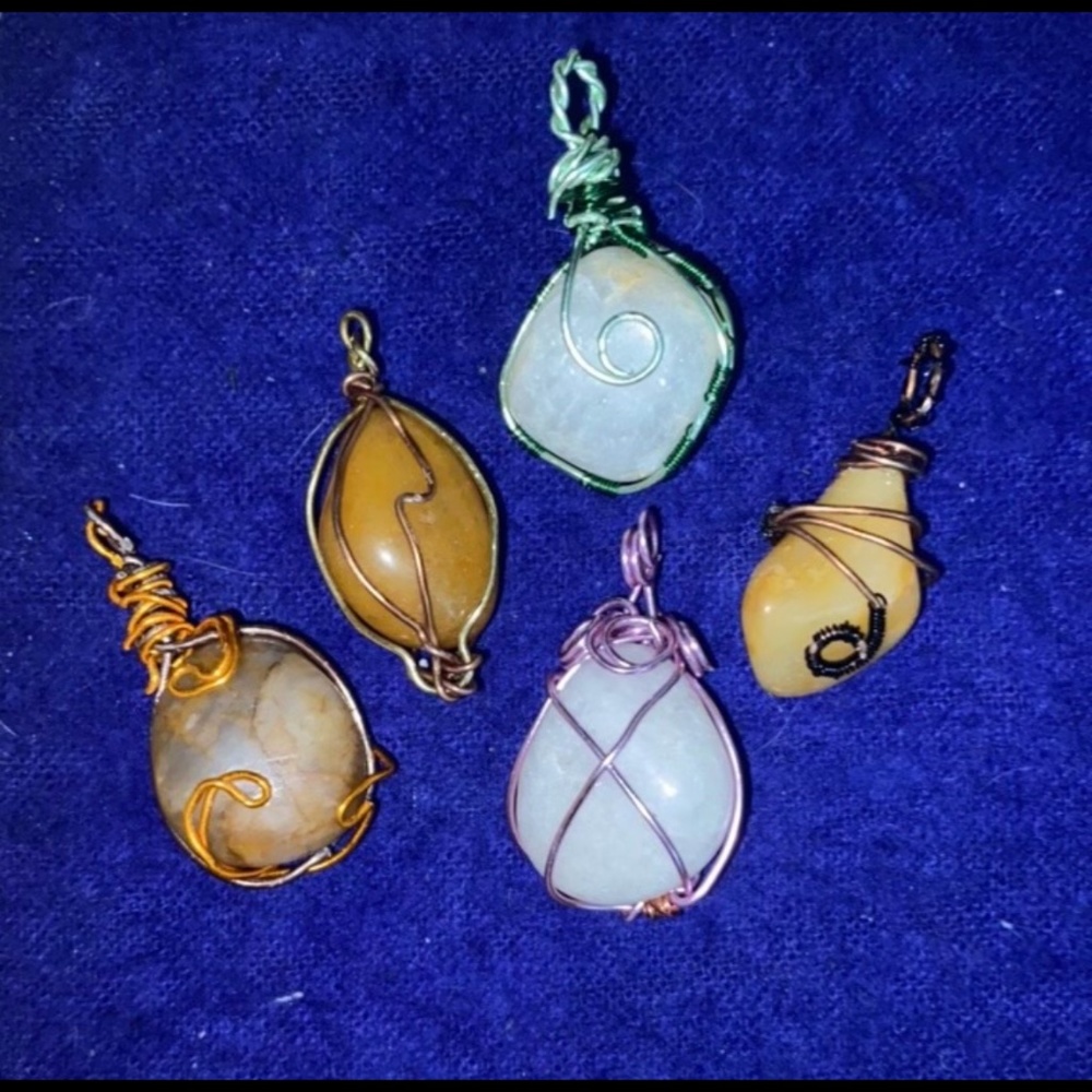 Rock necklaces
